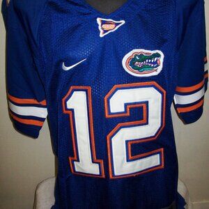 FLORIDA GATORS #12 John BRANTLEY Sewn Jersey BLUE L XL 2X 3X